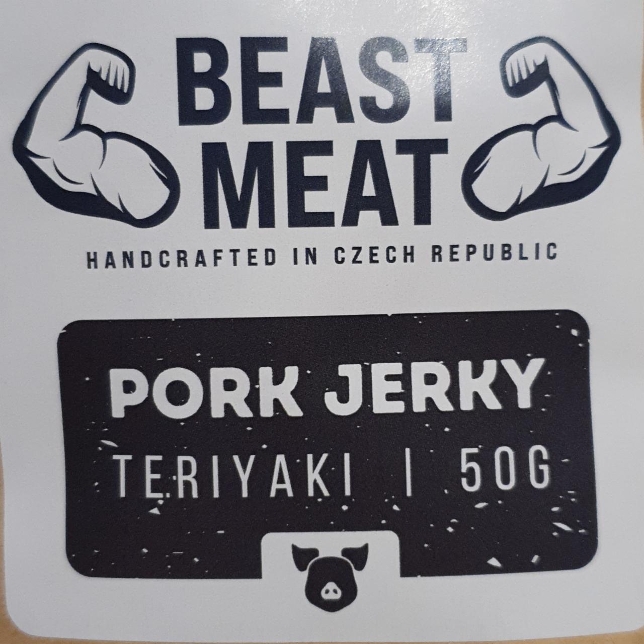 Fotografie - Pork jerky teriyaki Beast Meat