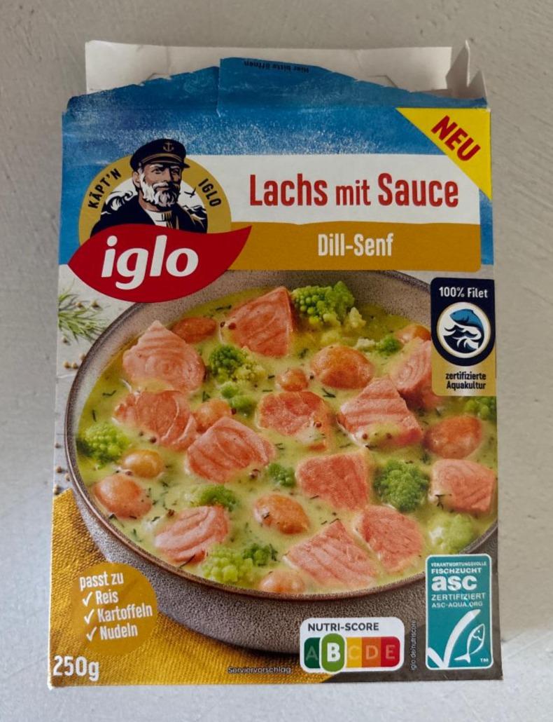 Fotografie - Lachs mit sauce dill-senf Iglo