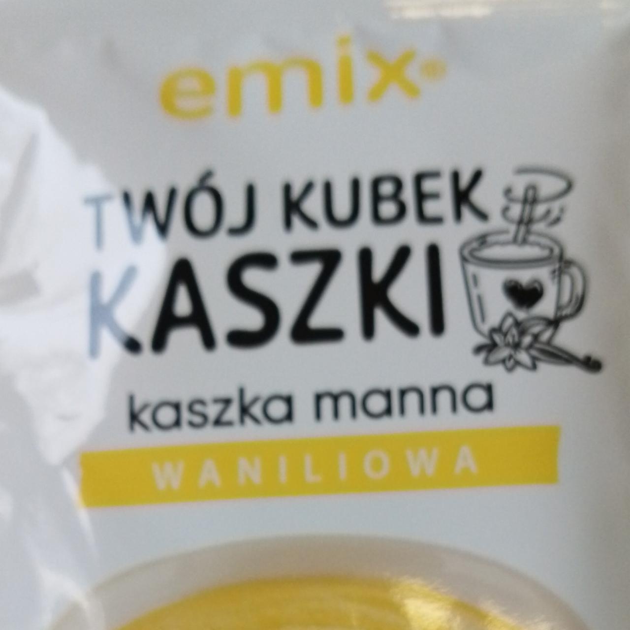 Fotografie - Twoj kubek kaszki - kaszka manna waniliova emix