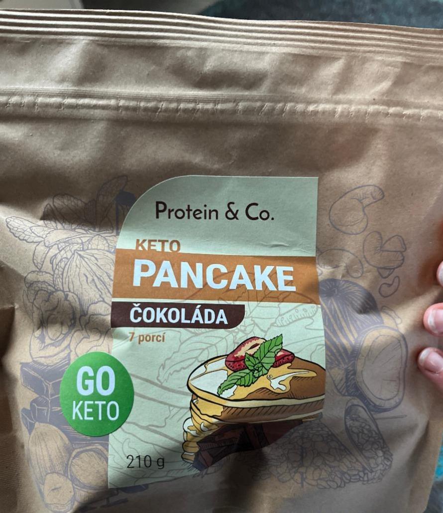 Fotografie - Go Keto Protein Pancake čokoláda Protein & Co