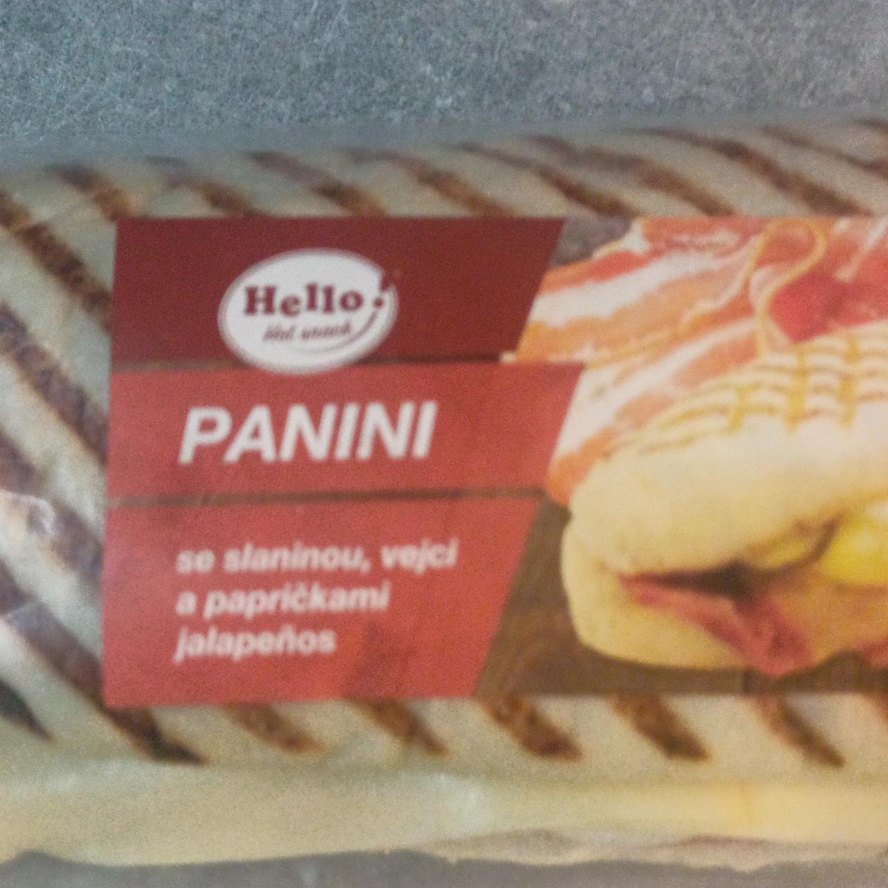 Fotografie - Panini se slaninou, vejci a papričkami jalapeños Hello