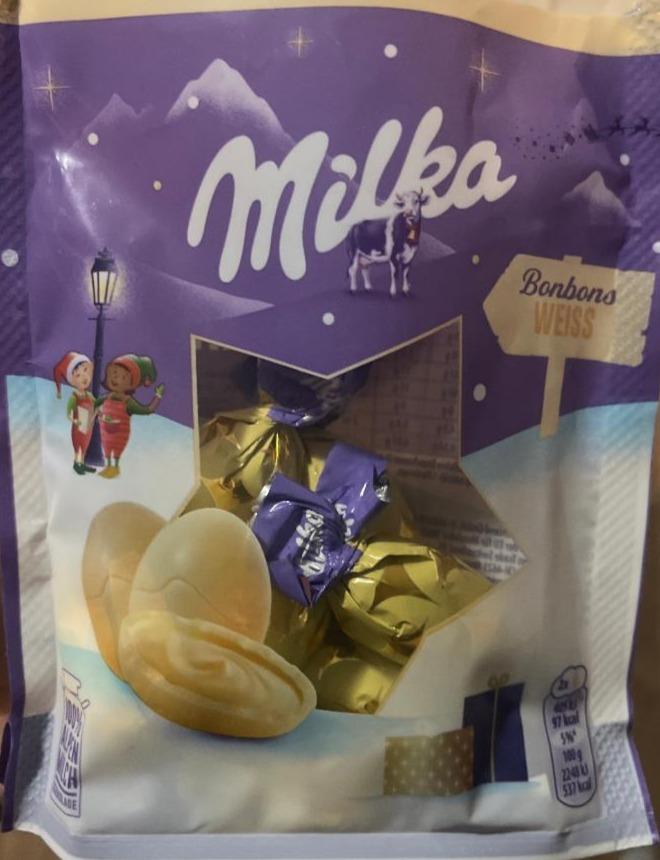 Fotografie - Bonbons weiss Milka