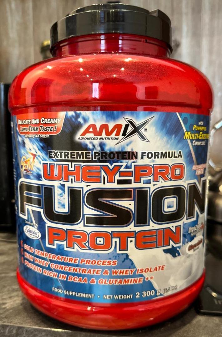 Fotografie - Whey pro fusion protein chocolate Amix advanced nutrition