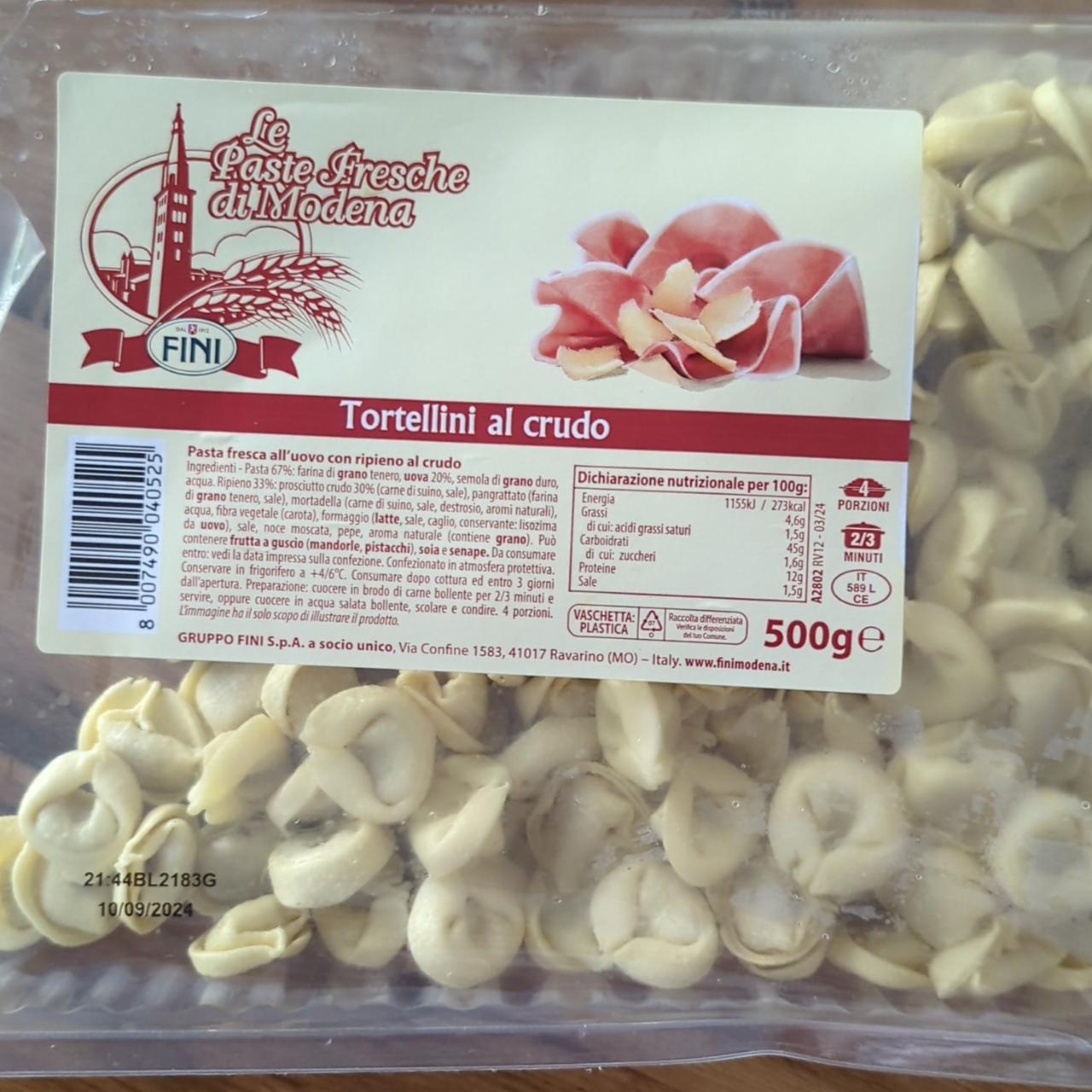 Fotografie - Tortellini al crudo Le Paste Fresche di Modena