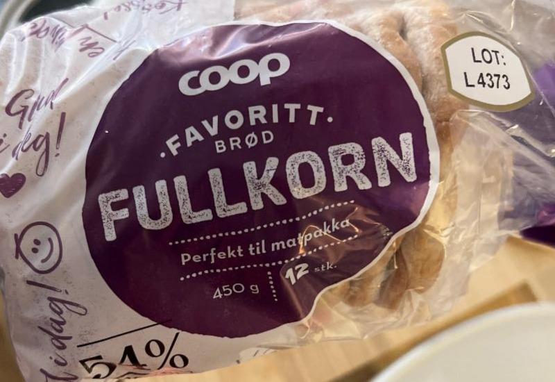 Fotografie - Favoritt brød fullkorn Coop