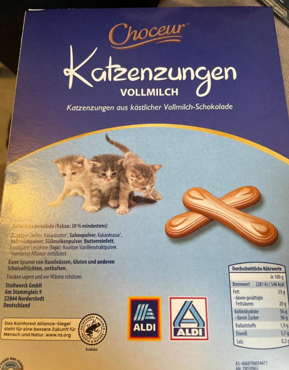 Fotografie - Katzenzungen vollmilch Choceur