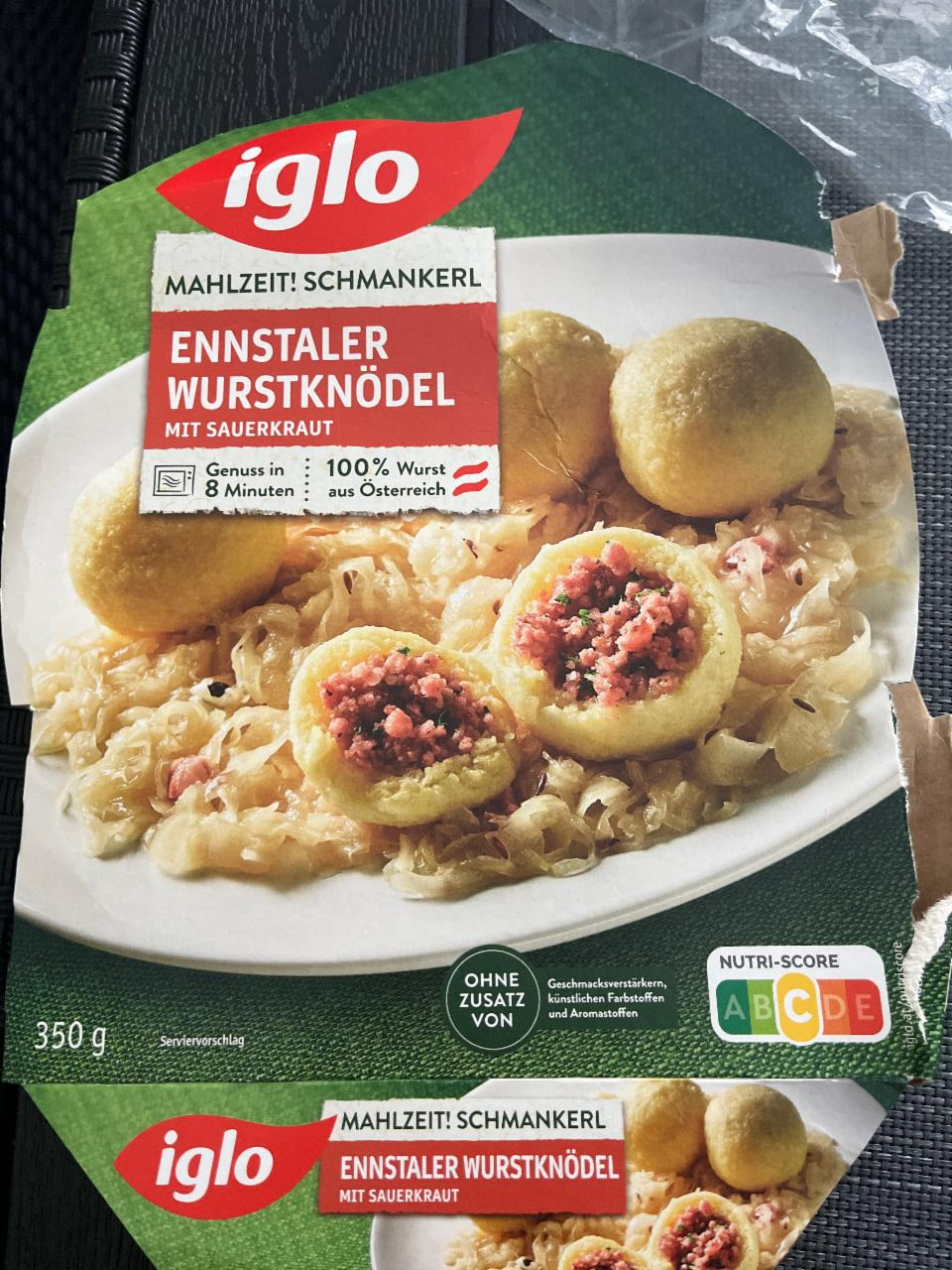 Fotografie - Ennstaler wurstknödel mit sauerkraut Iglo