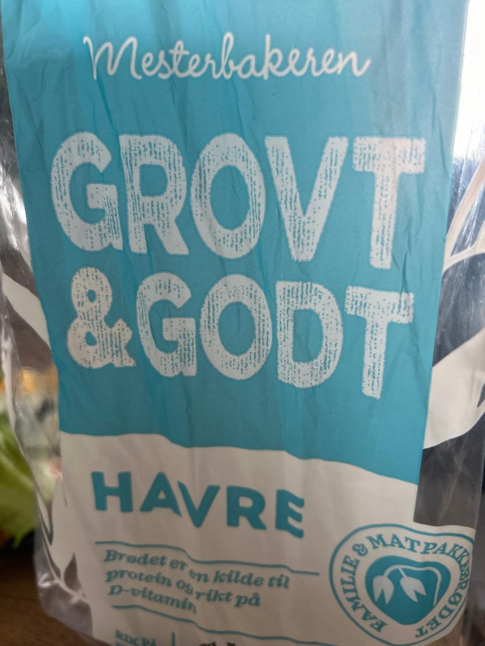 Fotografie - Grovt & Godt Havre Mesterbakeren