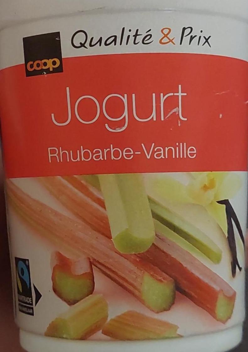 Fotografie - Jogurt rhubarbe-vanille Coop Qualite & Prix