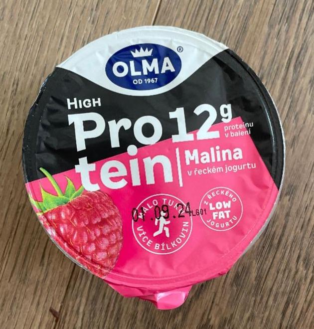 Fotografie - High protein malina V řeckém jogurtu Olma