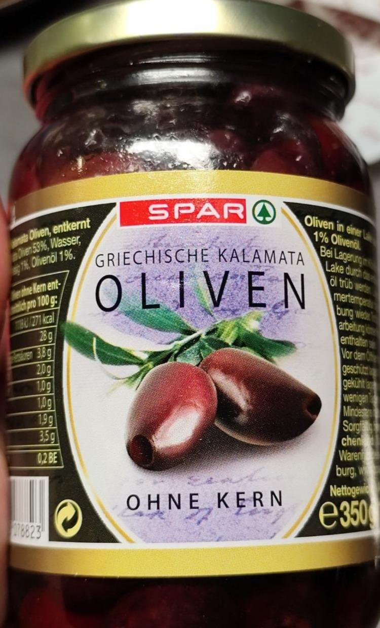 Fotografie - Griechische kalamata oliven ohne kern Spar