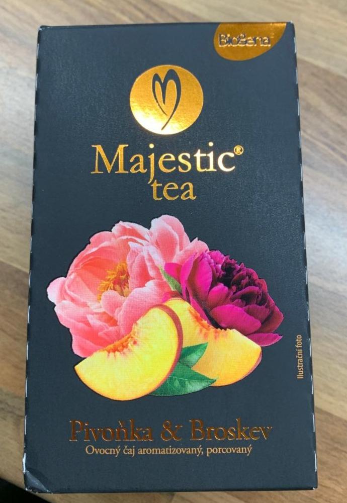 Fotografie - Majestic tea pivoňka & broskev Biogena