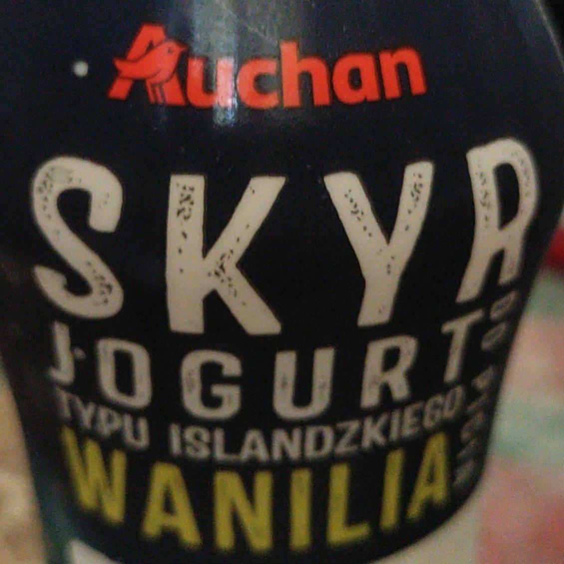 Fotografie - Skyr jogurt typu islandzkiego wanilia Auchan