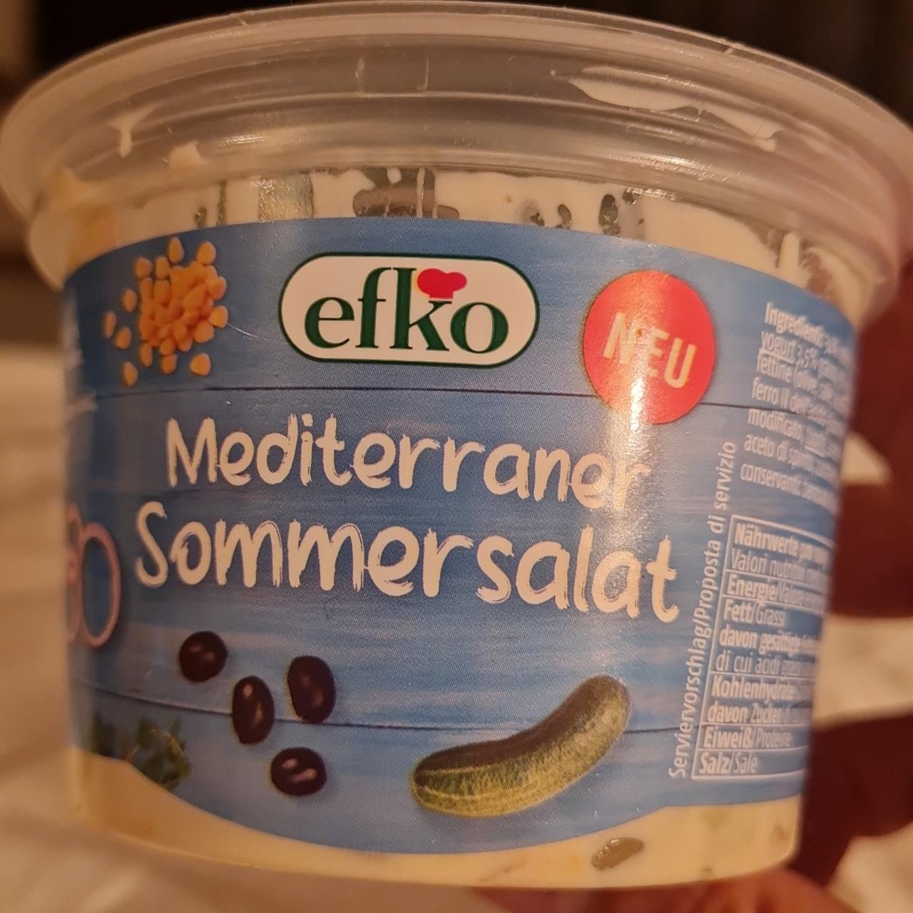 Fotografie - Mediterraner sommersalat Efko