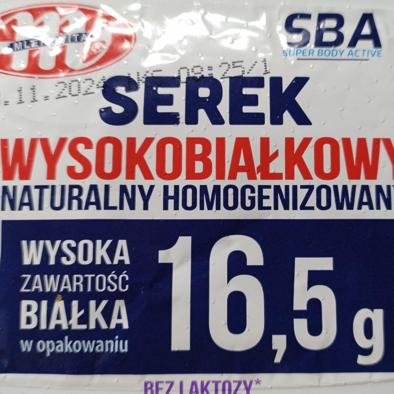 Fotografie - Serek wysokobialkowy naturalny Mlekovita