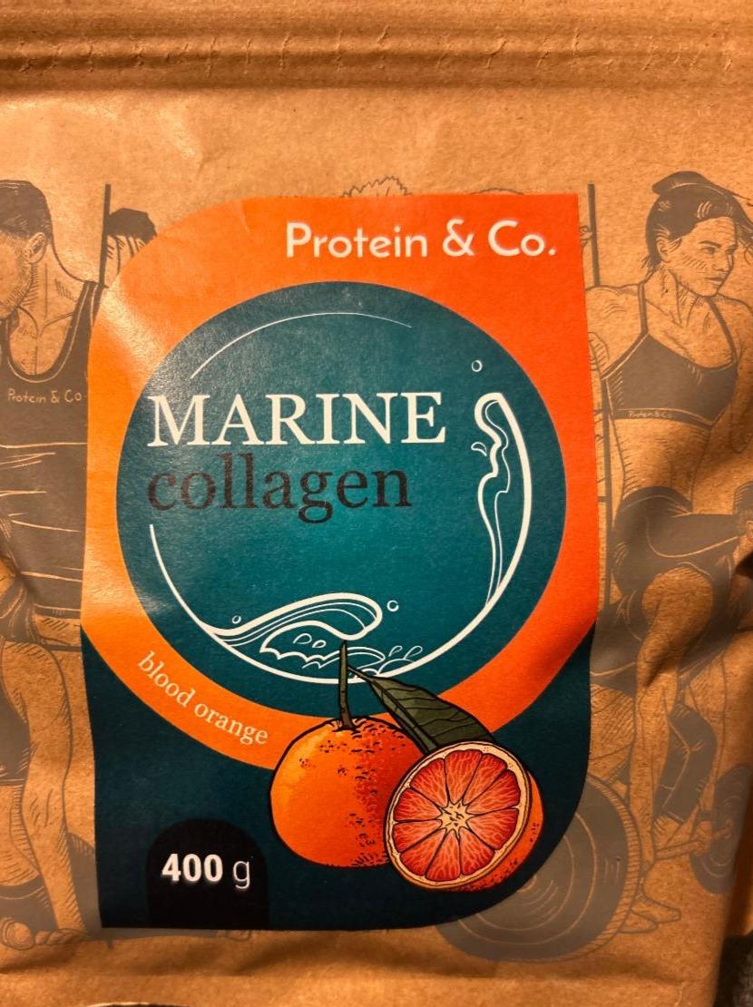 Fotografie - Marine collagen blood orange Protein & Co.