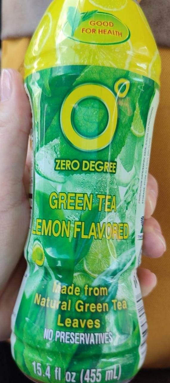 Fotografie - Green tea lemon flavoured Zero degree