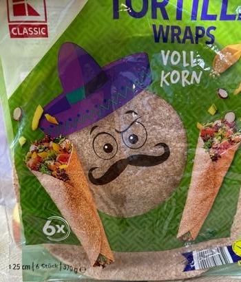 Fotografie - Tortilla wraps voll-korn K-Classic