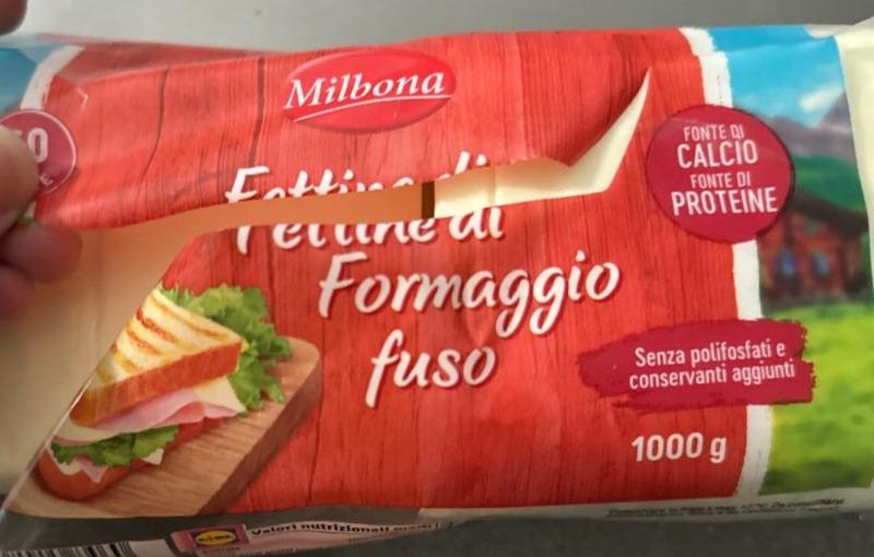 Fotografie - Fettine di formaggio fuso Milbona