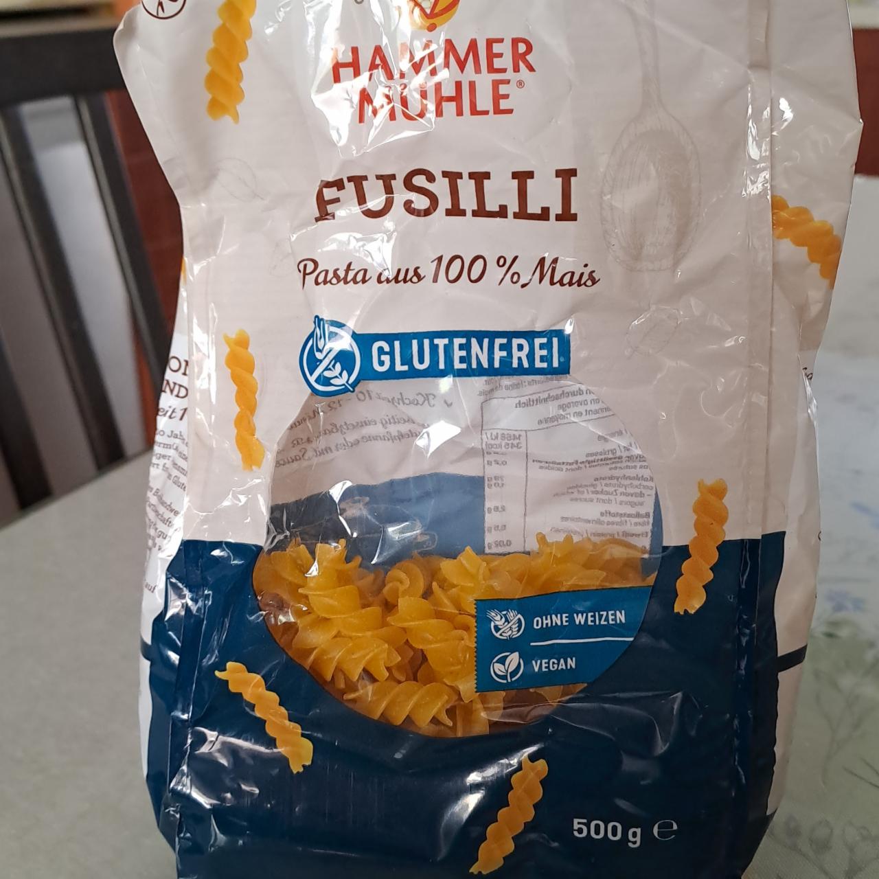 Fotografie - Fusilli glutenfrei Hammer Mühle