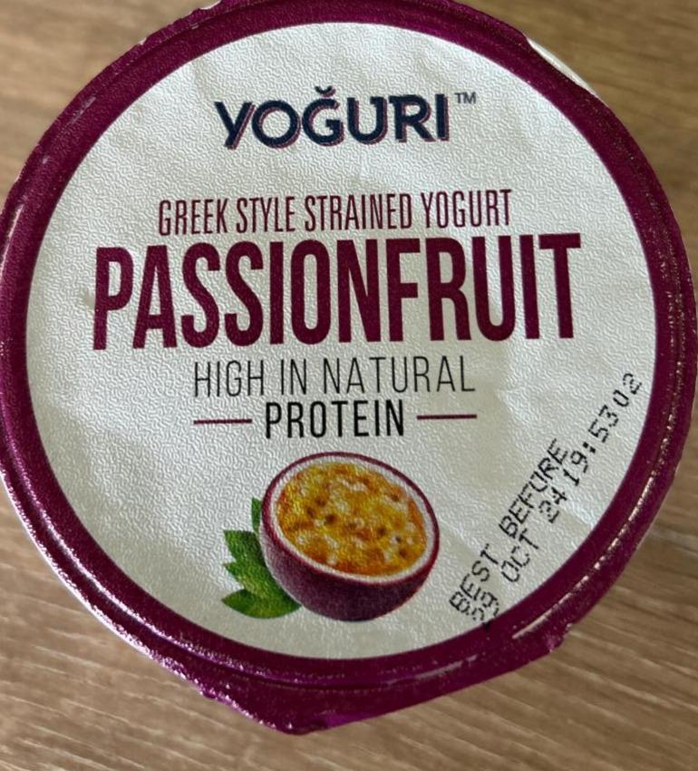 Fotografie - Yoguri Greek Style Yogurt Passionfruit Aldi