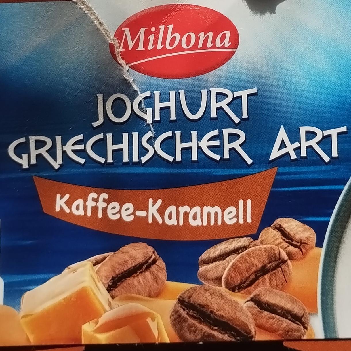 Fotografie - Joghurt griechischer art kaffee-karamell Milbona