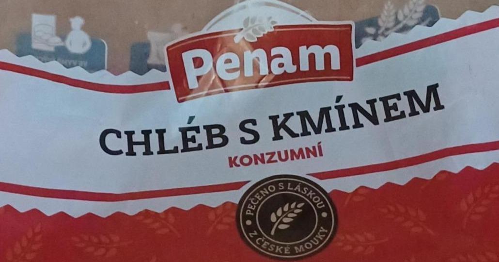 Fotografie - Chléb s kmínem konzumní Penam