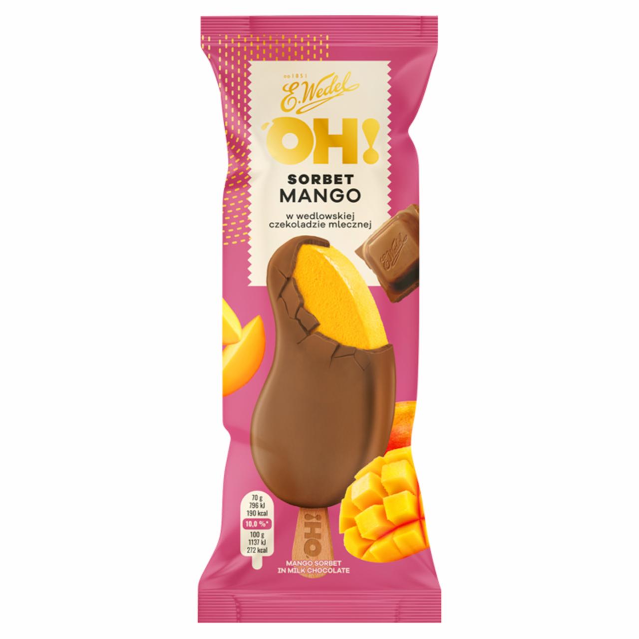 Fotografie - Oh! Mango Sorbet in Milk Chocolate E.Wedel
