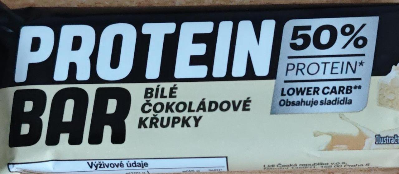 Fotografie - Protein bar bílé čokoládové křupky Lidl