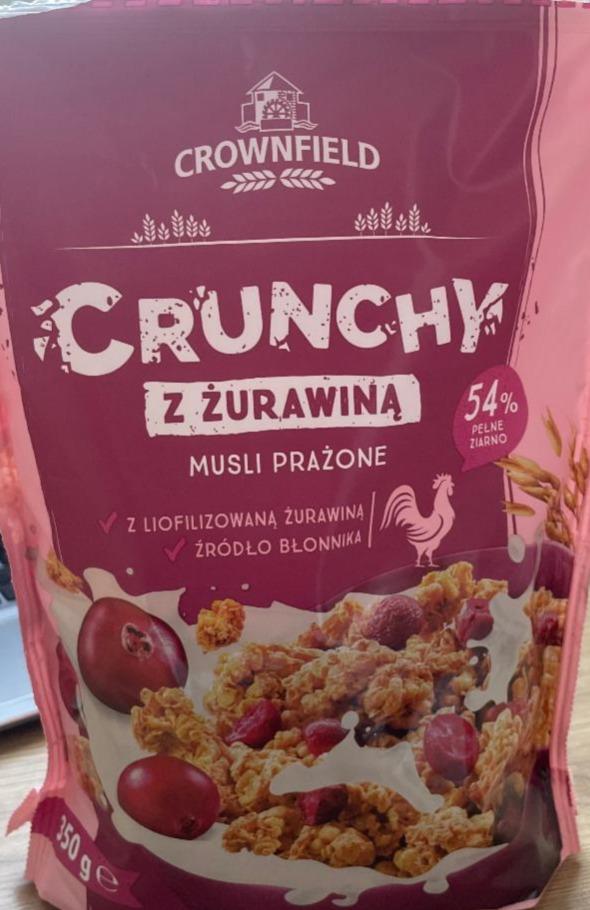 Fotografie - Crunchy z żurawiną musli prażone Crownfield