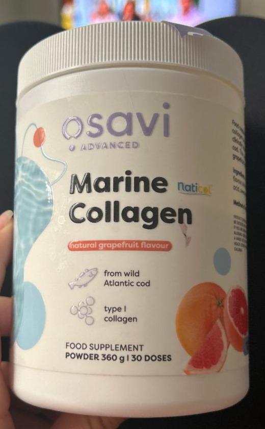 Fotografie - Marine collagen natural grapefruit flavour Osavi