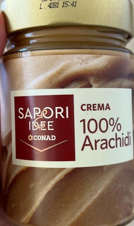 Fotografie - Sapori idee crema 100% arachid Conad