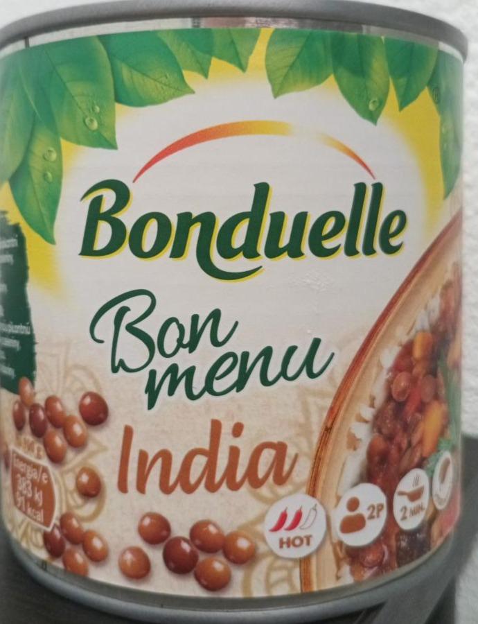 Fotografie - Bon menu India Bonduelle