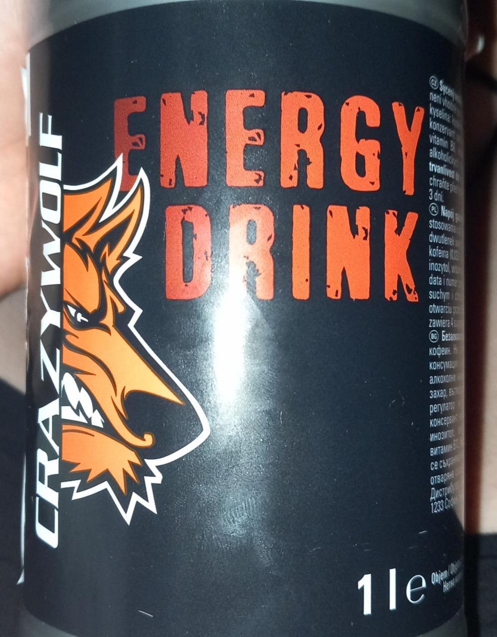 Fotografie - Energy drink Crazy Wolf