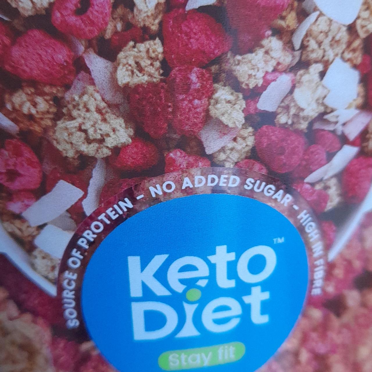 Fotografie - Protein granola with freeze-dried raspberries and coconut KetoDiet