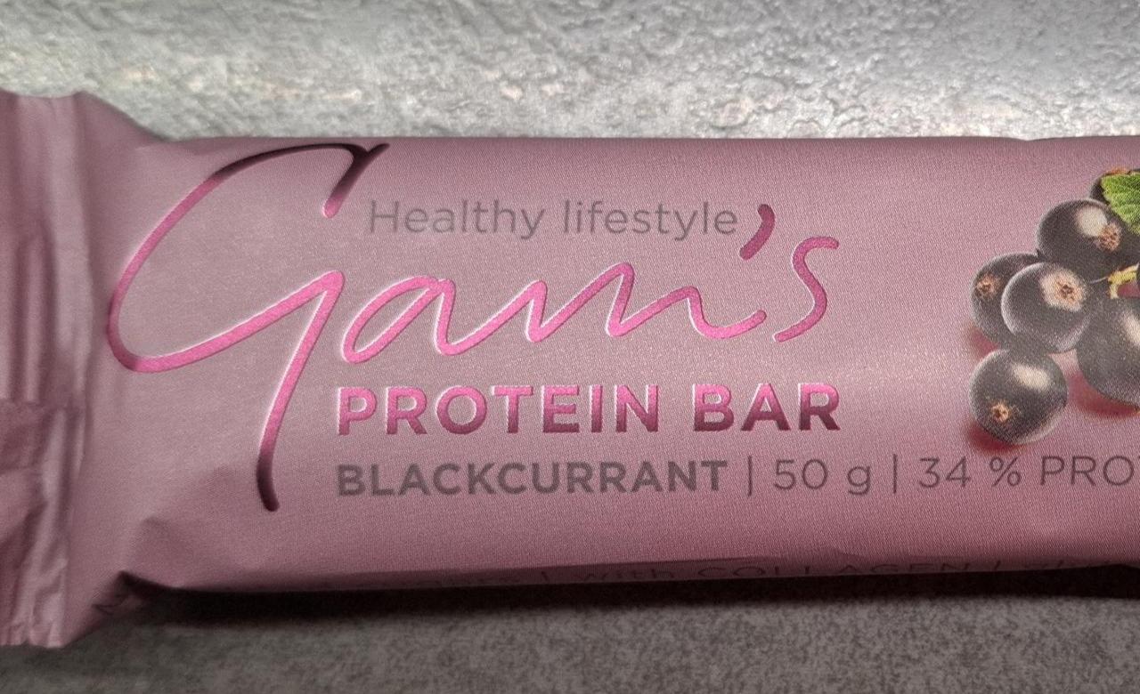 Fotografie - Protein bar blackcurrant Gam's