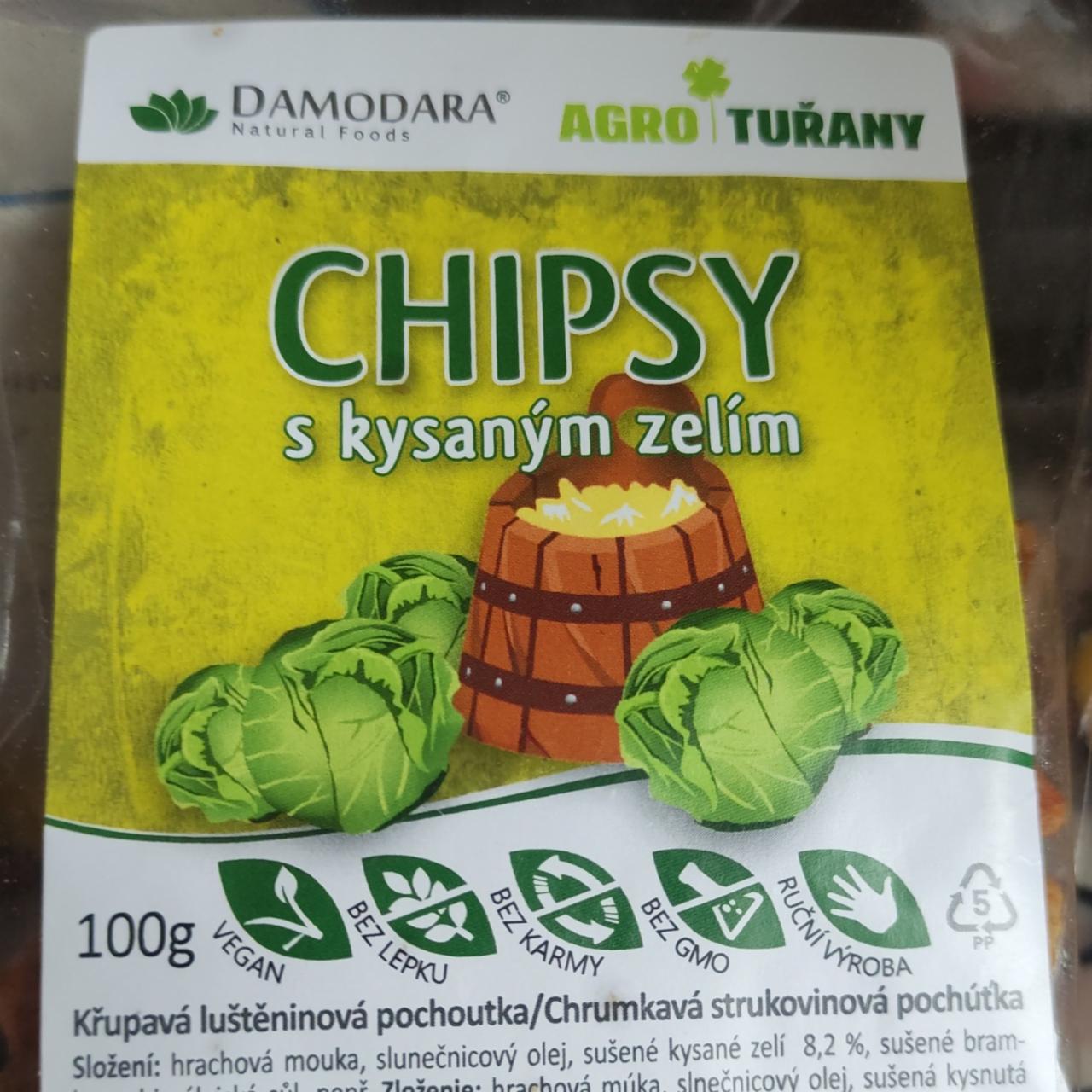 Fotografie - Chipsy s kysaným zelím Damodara