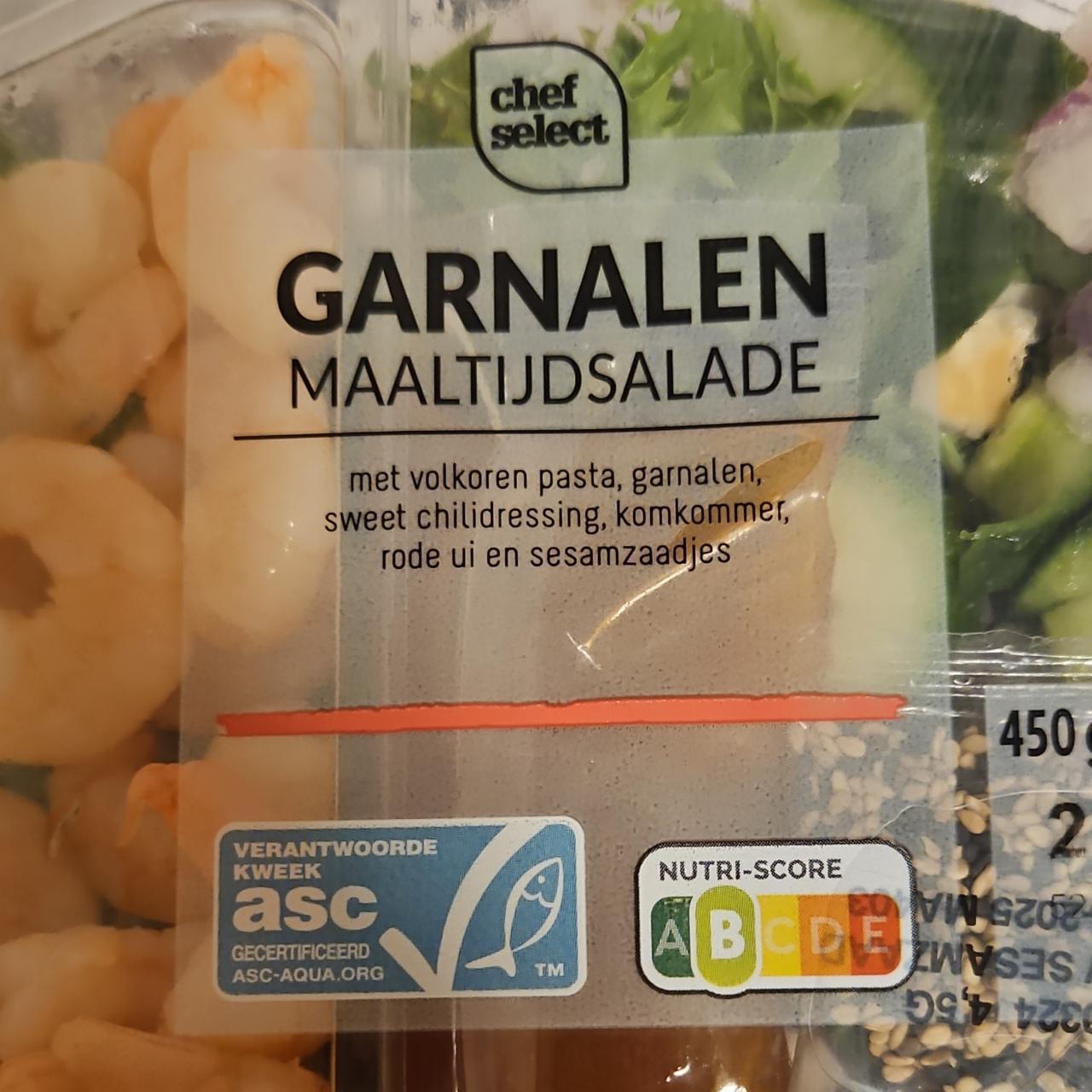 Fotografie - Garnalen maaltijdsalade Chef Select