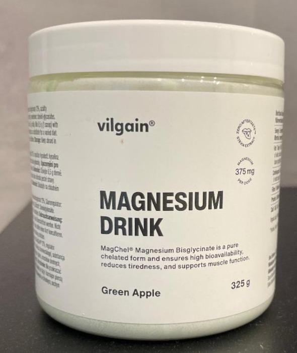 Fotografie - Magnesium drink green apple Vilgain