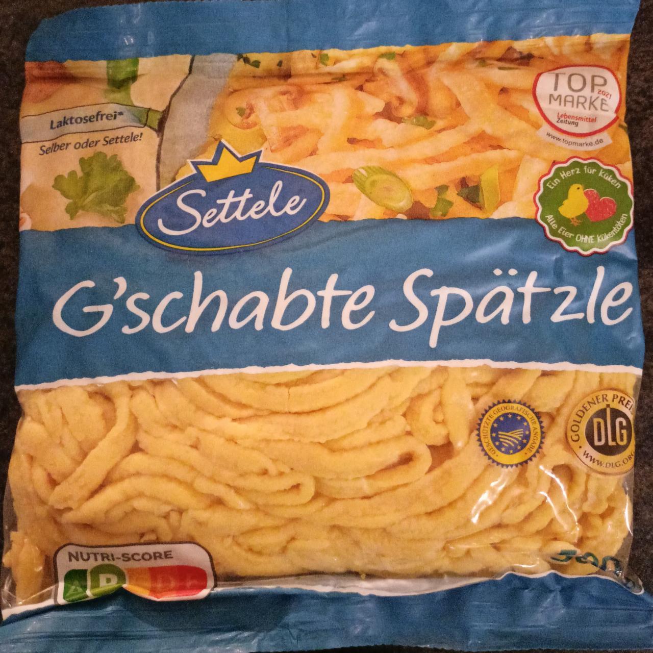 Fotografie - G'schabte Spätzle Settele