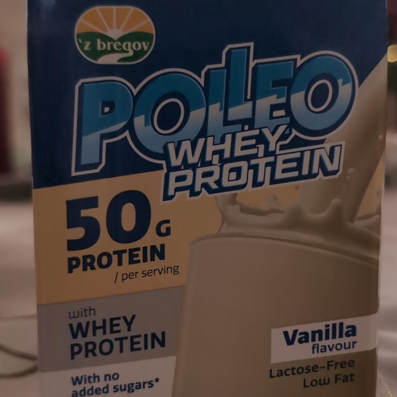 Fotografie - Polleo whey protein vanilla flavour 'z bregov