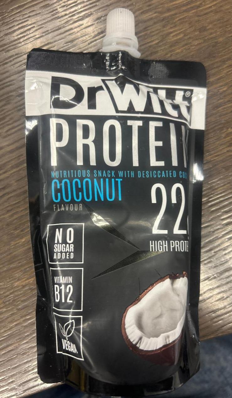 Fotografie - Protein nutritious snack with desiccated coconut flavour DrWitt