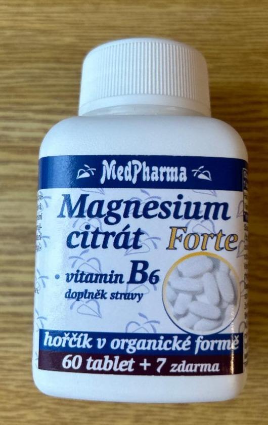 Fotografie - Magnesium citrát fortevitamin B6 MedPharma