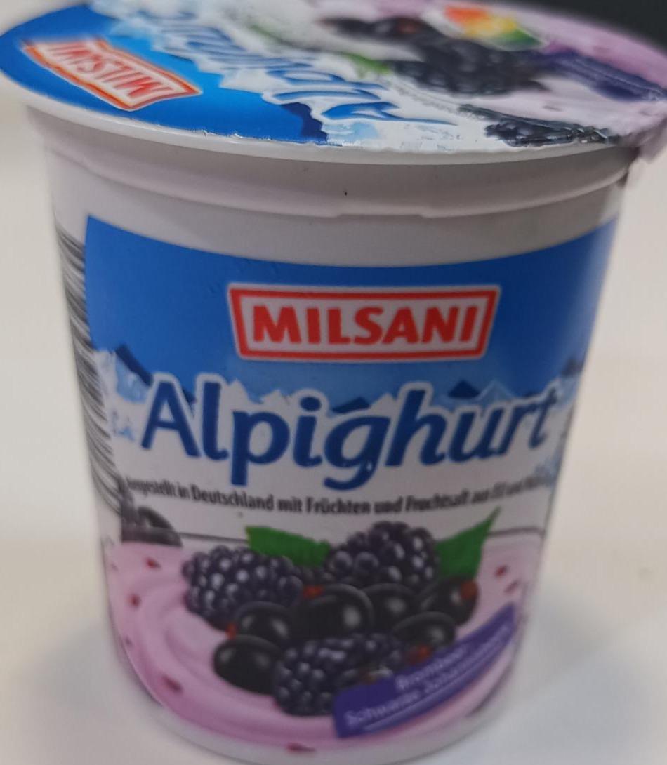 Fotografie - Alpighurt brombeer-schwarze johannisbeere Milsani