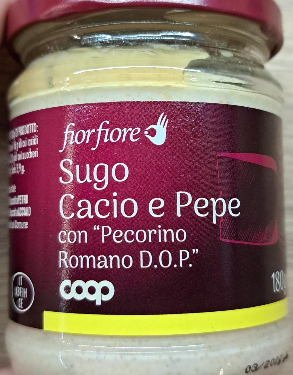 Fotografie - Sugo cacio e pepe con 'pecorino romano D.O.P.' Coop