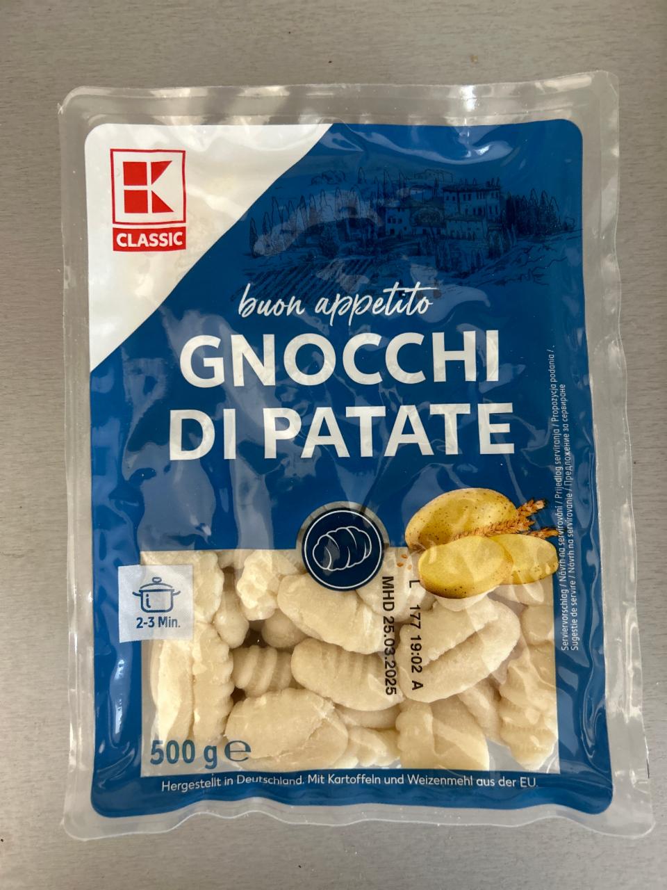 Fotografie - Gnocchi di patate K-Classic