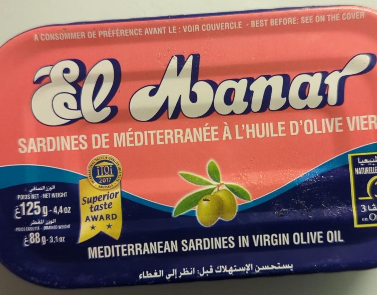 Fotografie - Sardines de méditerranée à l'huile d'olive vierge El Manar