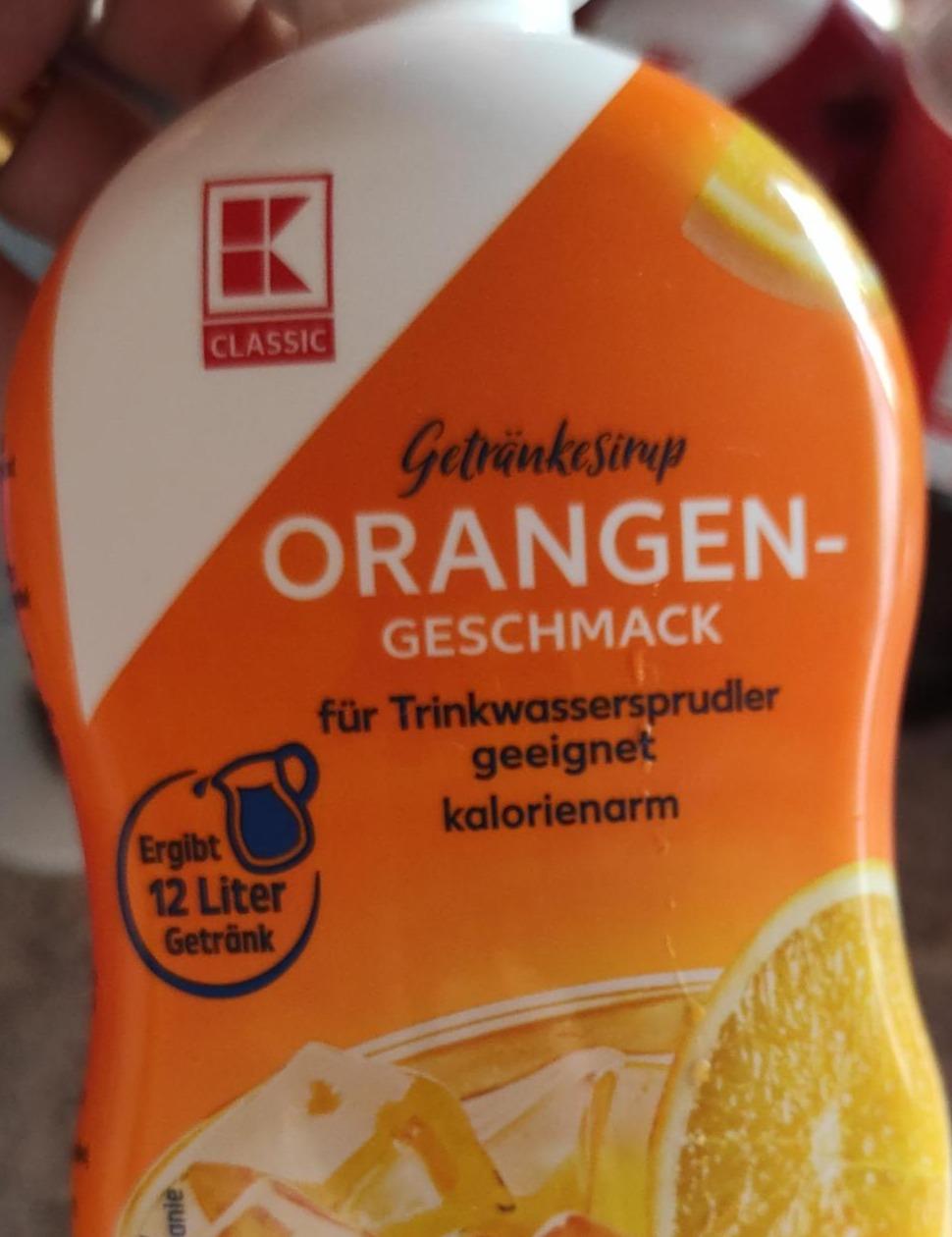 Fotografie - Getrünkesirup orangen-geschmack K-Classic