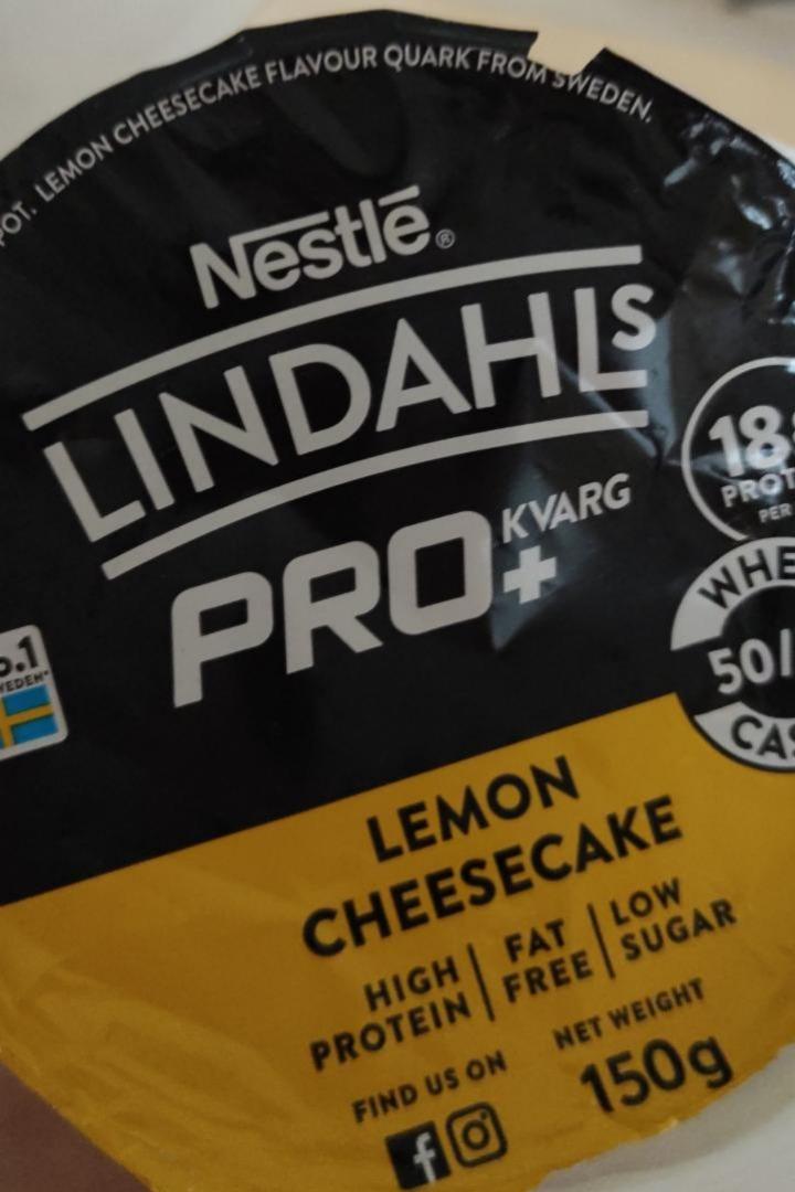 Fotografie - Lindhals pro+ kvarg lemon cheesecake Nestlé