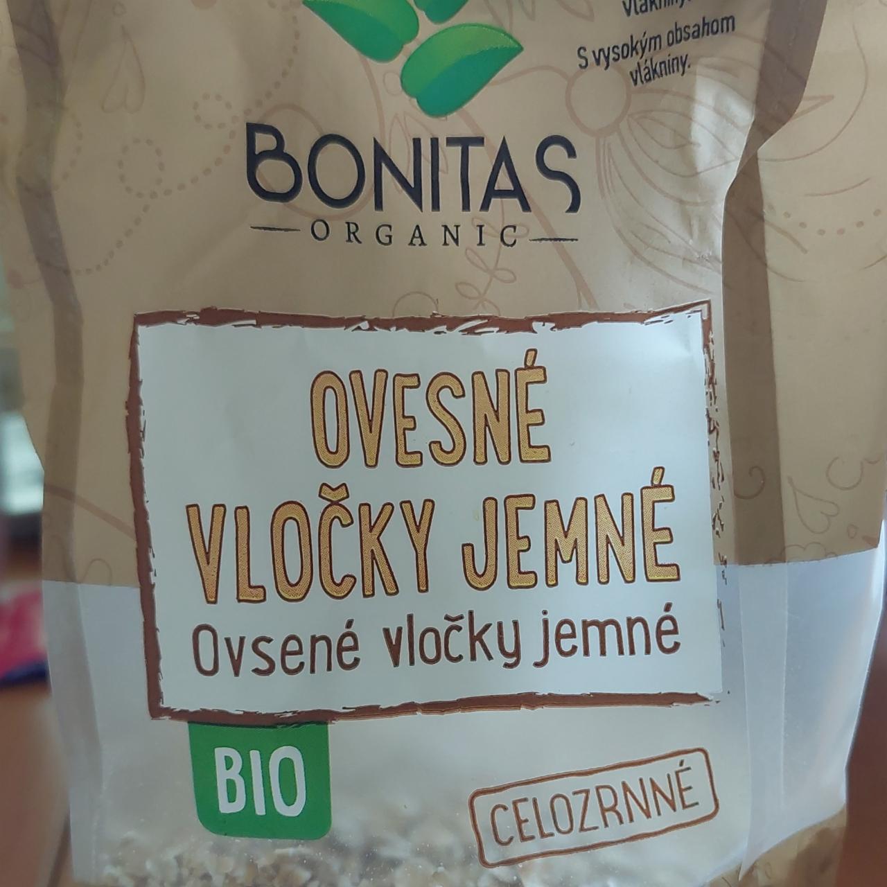 Fotografie - Bio ovesné vločky jemné celozrnné Bonitas